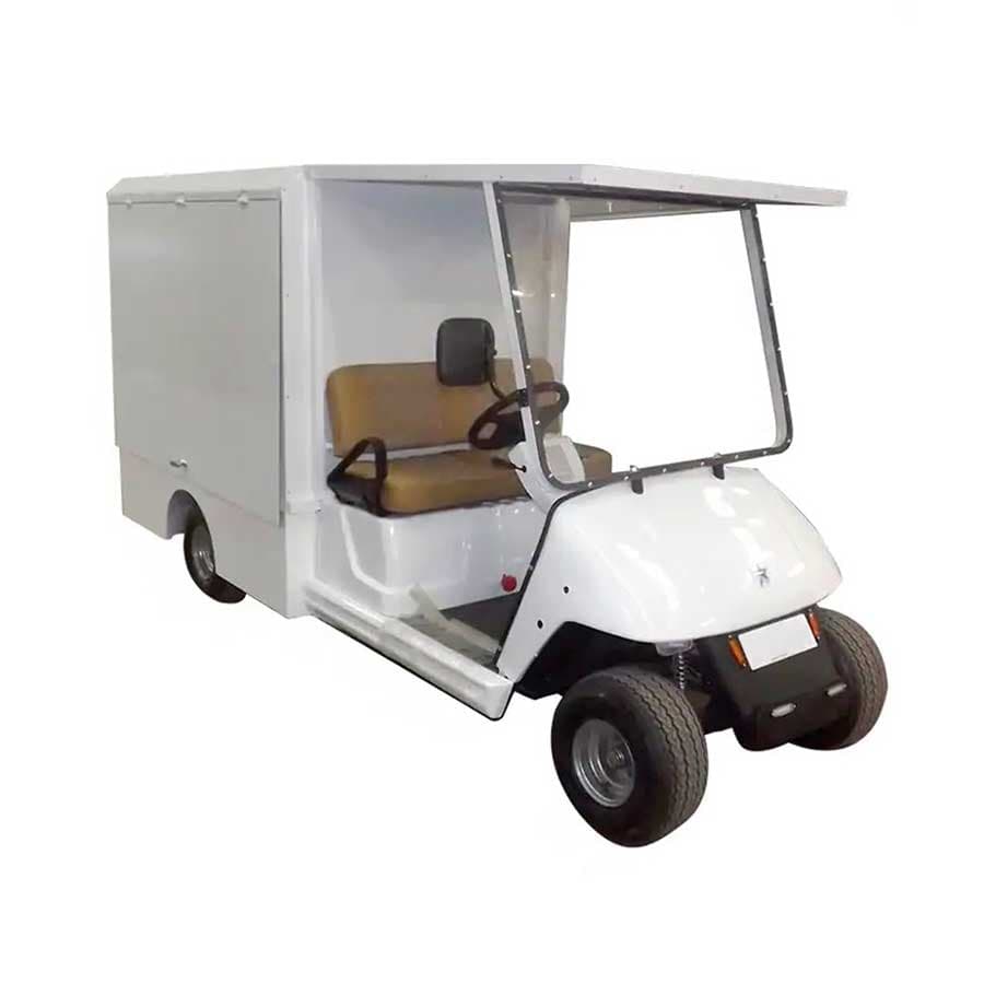 Akülü Kapali Kasa 2 Kişilik Golf Araci Cleanvac B40-2KK